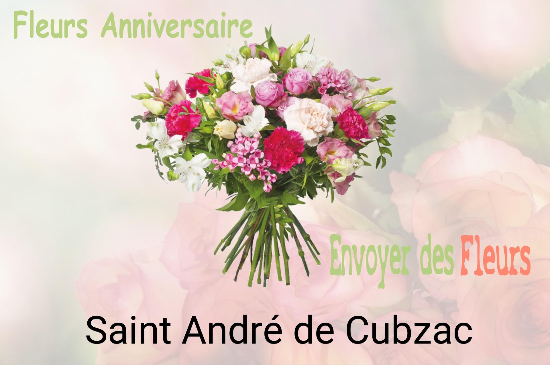 Bouquet de fleurs d’anniversaire livré à Saint-André-de-Cubzac