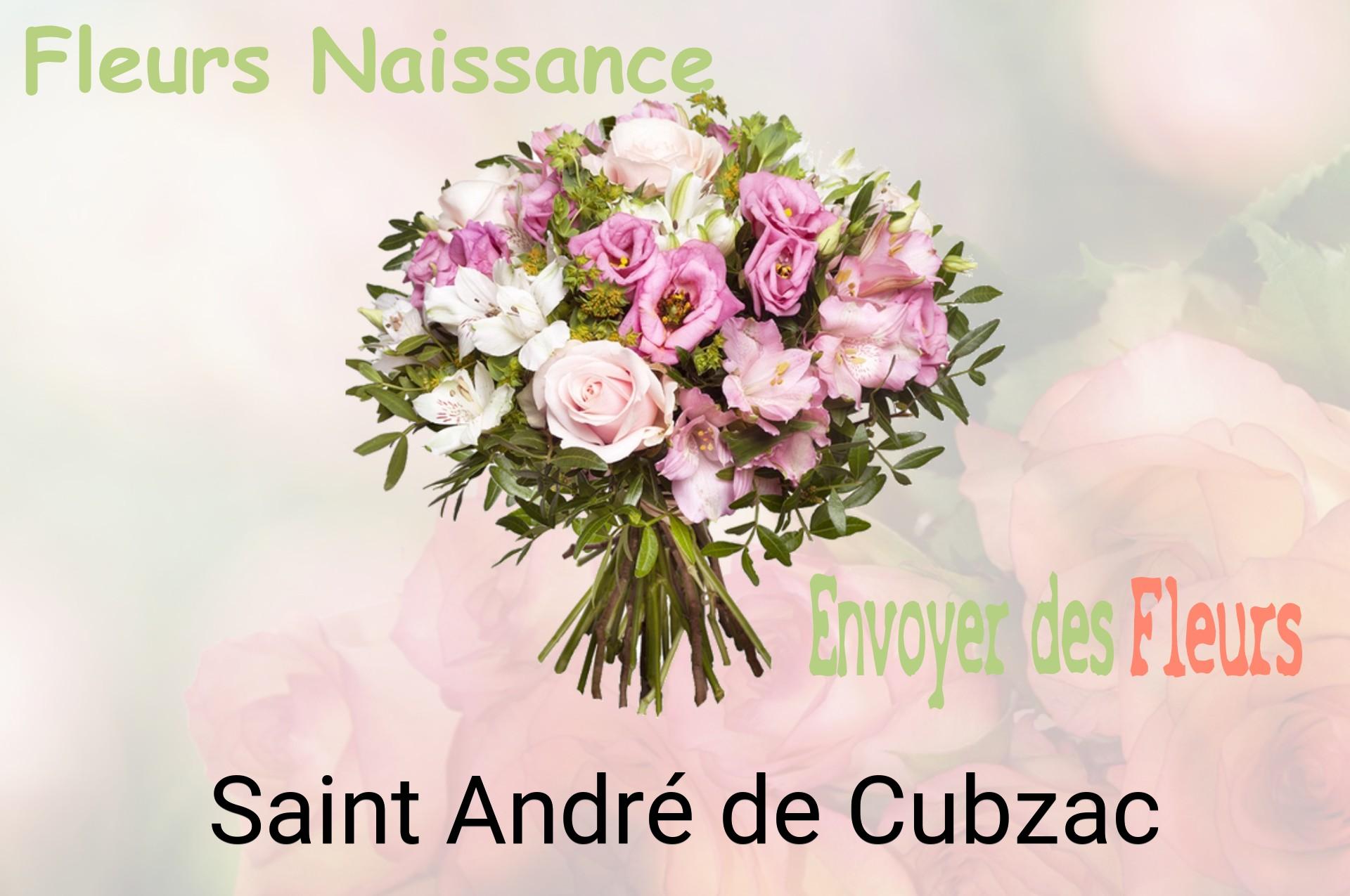 Bouquet de fleurs de naissance livré à Saint-André-de-Cubzac